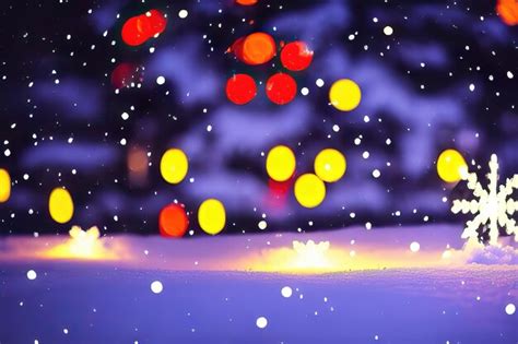 Premium Photo A Shiny And Sparkling Christmas Scene Generative Ai