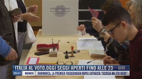 Breaking News Delle Italia Al Voto Oggi Seggi Aperti Fino Alle