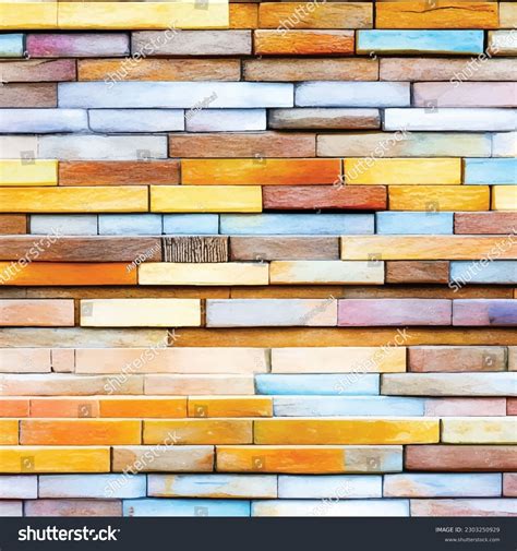 Luxury Wall Tile Pattern Brick Abstract Stock Vector Royalty Free