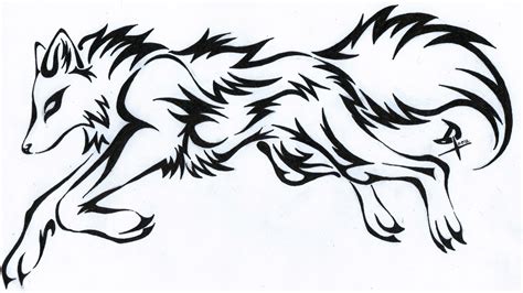 Tribal Wolf Wallpaper Wallpapersafari