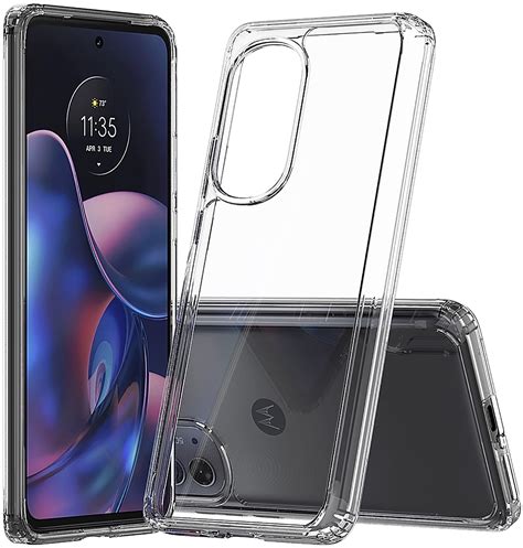 Clear Case For Motorola Edge G Aquaflex Semi Flexible Tpu Shock