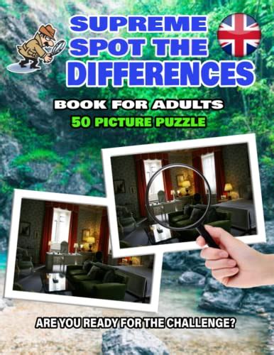 Supreme Spot The Difference Book For Adults Picture Puzzles Spot