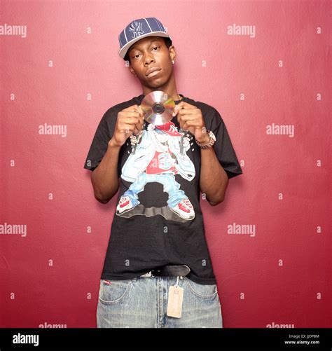 Portrait Of Dizzee Rascal English Rapper And Record Producer On 24th