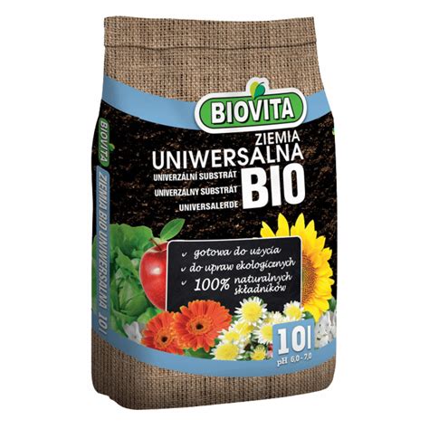 Ziemia Uniwersalna Do Kwiat W Warzyw Bio Naturalna L Ph L