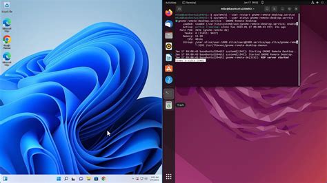 Windows Remote Connection To Ubuntu 22 04 Gnome Desktop YouTube