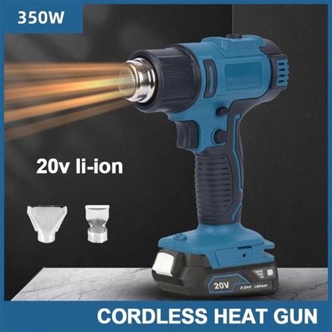 V Cordless Rechargeable Battery Heating Heat Gun Hot Air Gun Wireless Heat Gun Bestsuppliers
