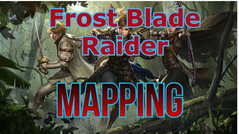 Path Of Exile Frost Blade Raider Mapping Youtube