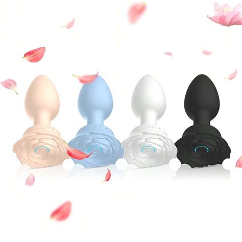 Vibrador anal con control inalámbrico plug anal masajeador de