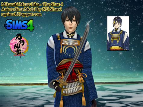 Mikazuki Munechika - The Sims 4 Anime Sims Model by ng9 on DeviantArt