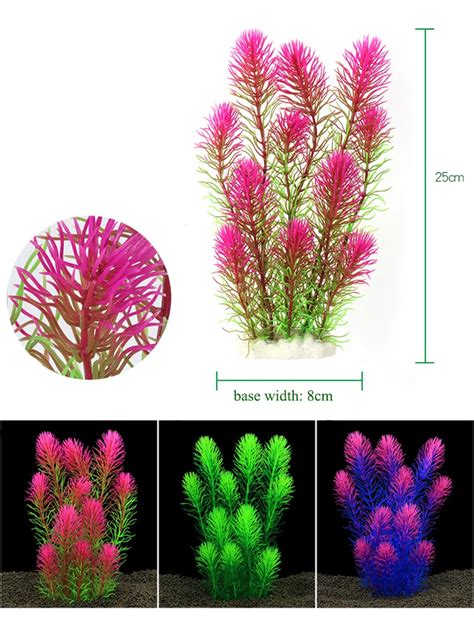 Plantes D Coratives Artificielles Sous Marines Pour Aquarium En