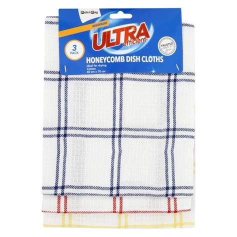 Pnp Ultra Honeycomb Dishcloth 3 Pack Smart Price Specials Pnp Home