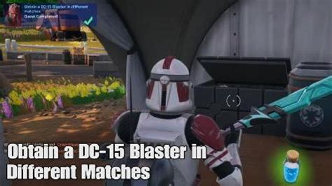 Obtain A Dc Blaster In Different Matches Fortnite Begun The Clone