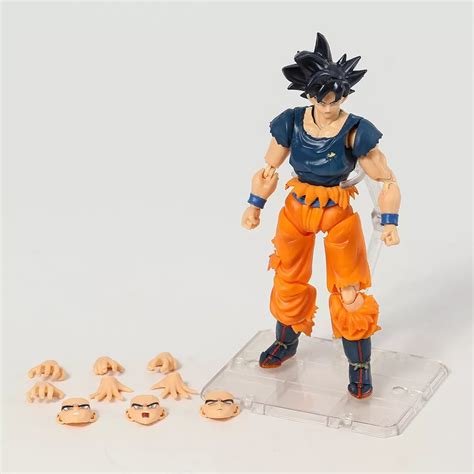 Boneco Articulado Goku Instinto Superior Incompleto Ultra Instinct Sh