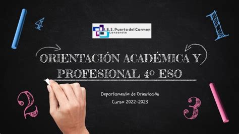 OrientaciÓn AcadÉmica Y Profesional 4º Eso