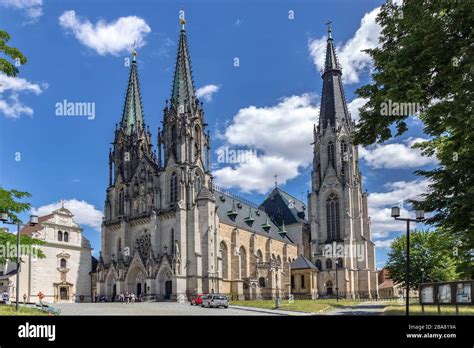 st. Wenceslas cathedral, Olomouc, Moravia, Czech republic / katedrála ...