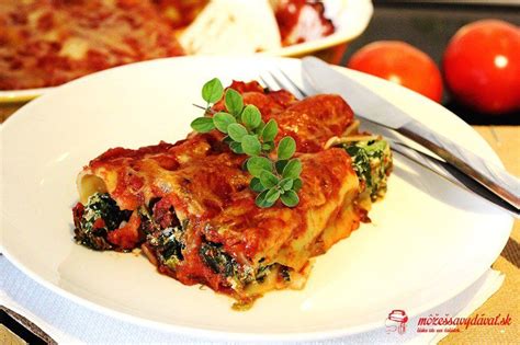 Pen Tov Cannelloni V Paradajkovej Om Ke Recept Mozessavydavat Sk