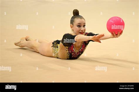 Weltmeister Darja Varfolomeev Ger Ball Rsg Rhythmic Gymnastics