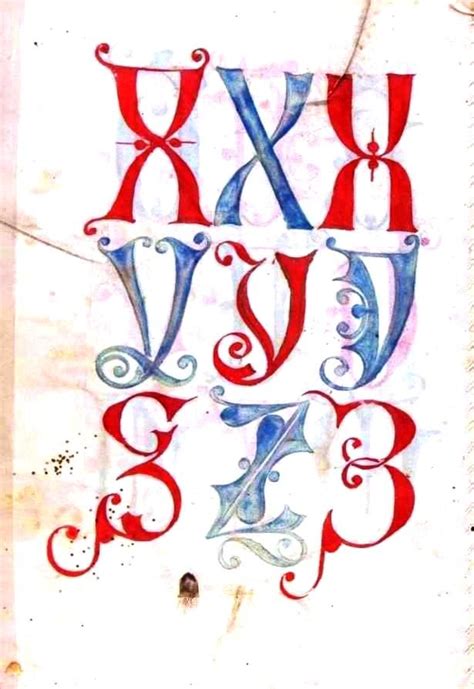 Pin On Calligraphy Lombardic Capitals