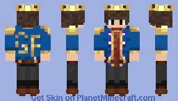 Gamer fleet King skin Minecraft Skin