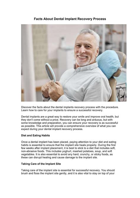 Facts About Dental Implant Recovery Process by gentle dental - Issuu