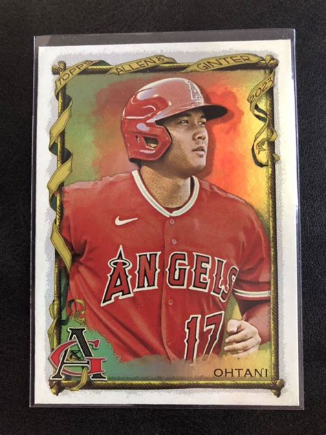 Yahoo Foil Sp Topps Allen Ginter Ohtani Shohei