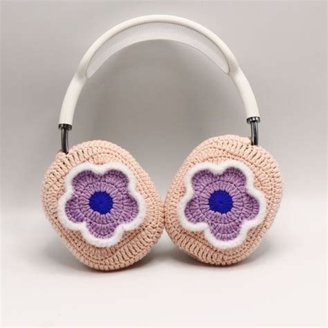 Crocheted Flower Airpods Max Cases Flower Headphone Covers Cute AirPod ...