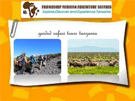 PPT - Guided Safari Tours Tanzania PowerPoint Presentation, free ...