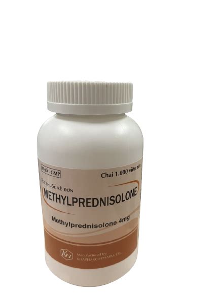 Methylprednisolone 4mg Khapharco C 1000v