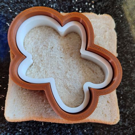 Gingerbread Man Bread Sandwich Cutter And Sealer Cookies D Models