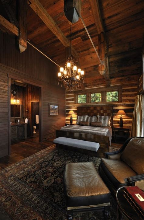 Small Cabin Designs ~ Rustic Bedroom Interior Nice Designs Country ...