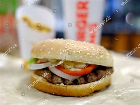 This Photo Shows Burger King Whopper Editorial Stock Photo - Stock ...