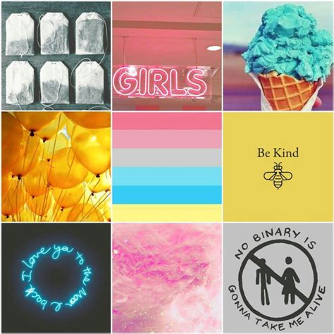 Genderflux Aesthetic Cute Patterns Wallpaper Lgbt Pride Art