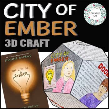 City Of Ember Novel Study Project Craft Pbl By Creative Lab Tpt