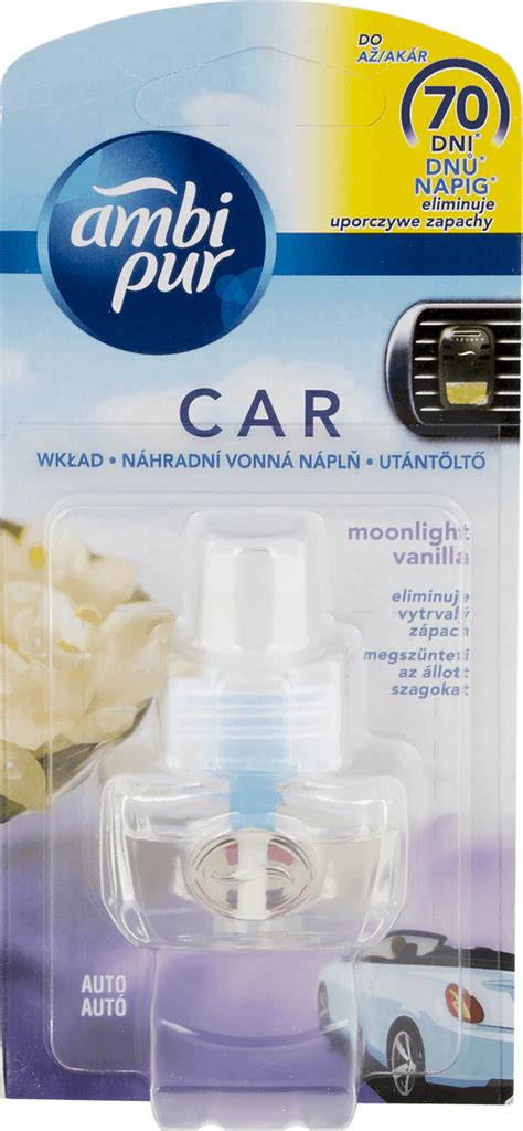 Ambi Pur Car Moonlight Vanilla Wkład Do Samochodowego Odświeżacza