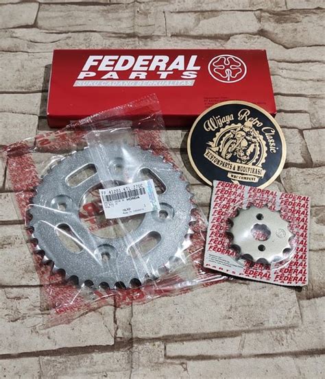 Jual Gir Gear Set Paket Rantai Roda Honda Supra Fit New Revo Federal