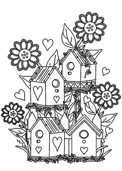 Flower Clip Art Coloring Pages At GetColorings Free Printable