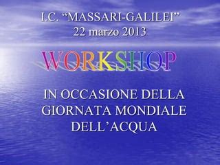 Giornata Mondiale Dell Acqua 2012 PPT