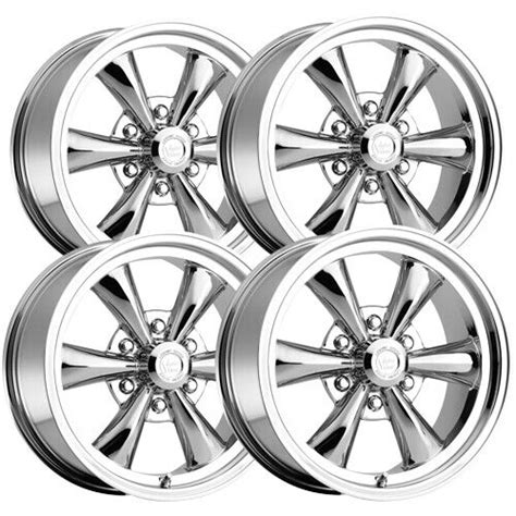 Set Of 4 Vision 141 Legend 6 17x8 6x55 0mm Chrome Wheels Rims 17