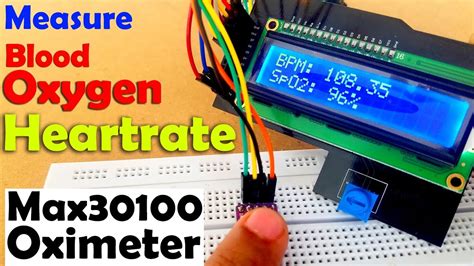 Max Pulse Oximeter Arduino Code Circuit How To Measure Blood