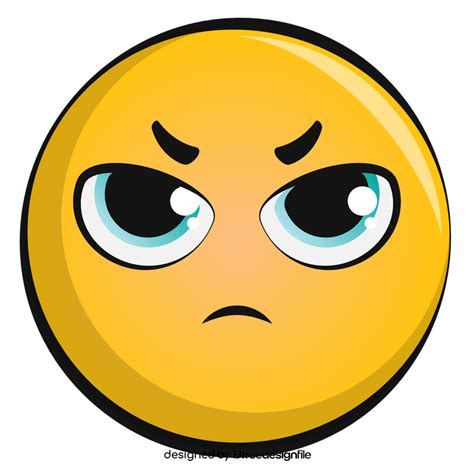 Angry Face Emoji Emoticon Smiley Clipart Free Download