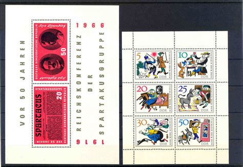 Briefmarken DDR Jahrgang 1966 Komplett Postfrisch MA Shops