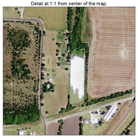 Aerial Photography Map of Lavon, TX Texas