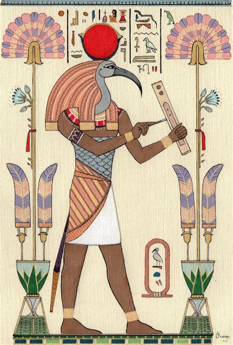 Thoth By Plumporange On Deviantart Egyptian Art Ancient Egyptian Art