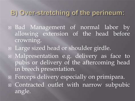 Complete Perineal Tear Ppt