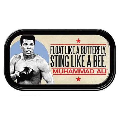 Muhammad Ali Float Like a Butterfly Mini Tin Sign