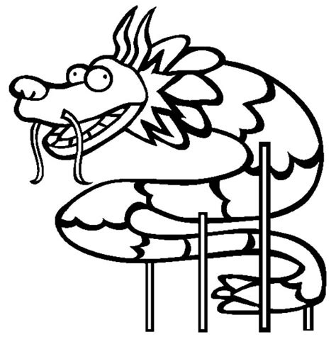 Chinese Dragon Dance Coloring Pages - NetArt | Dance coloring pages ...