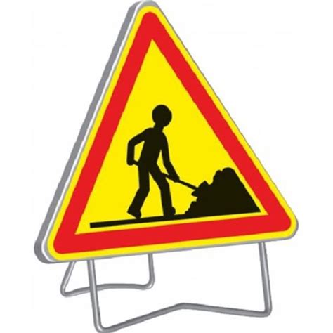 Panneau De Signalisation Triangulaire Mm Chantier Taliaplast