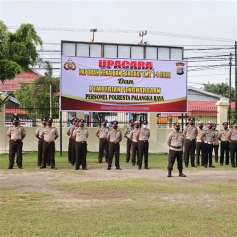 Jelang Pergantian Tahun Personel Polresta Palangka Raya Terima