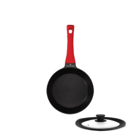 Zwieger Obsidian Patelnia Cm Pow Ok Greblon Non Stick Pokrywka