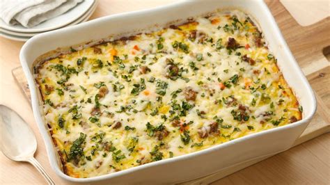 Overnight Sausage Egg Bake Recipe Pillsbury